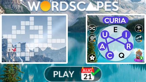 This is a very popular game developed by PeopleFun Inc. . Wordscapes august 21 2023